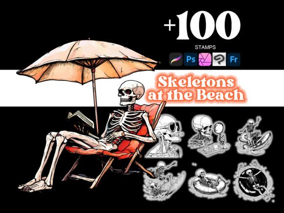 100 Beach Skeletons Procreate: A Strategic Creative Tool for Digital Artists