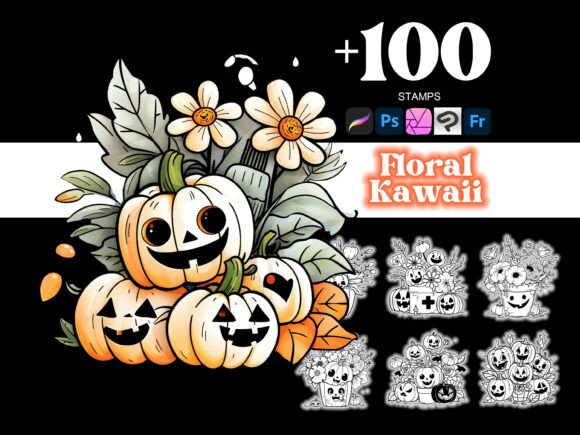 100 Floral Halloween Procreate: Creative Inspiration for Digital Artists