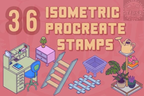Isometric Elements Procreate Brushset: A Practical Tool for Creative Precision