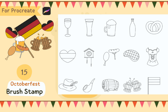 Procreate Brush Stamp Octoberfest: Creative Inspiration for Festive Art Projects