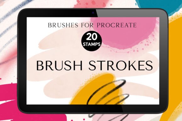 Procreate Stamps - Paint Brush Strokes: Enhancing Digital Artistry